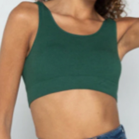 Bamboo bralette by C’est Moi in Pine *never worn* - Picture 1 of 7